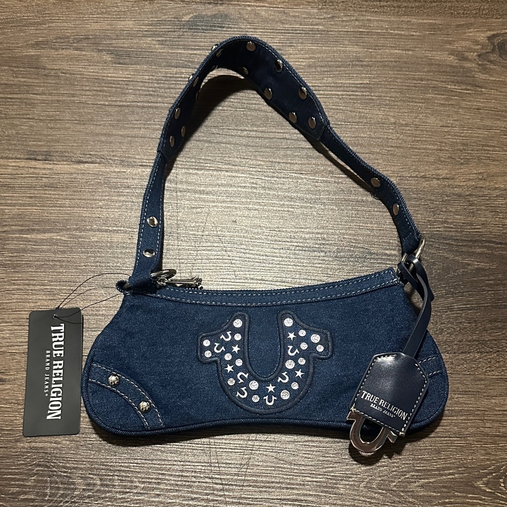 NWT TRUE RELIGION DENIM MINI BAG